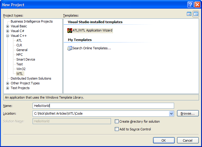 Windows Template Library: Still Alive and Kicking Developer com