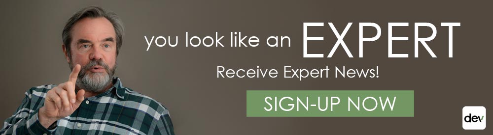 You look like an expert - sign-up now