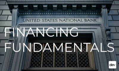 Bank front with Financing Fundamentals