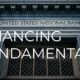 Bank front with Financing Fundamentals