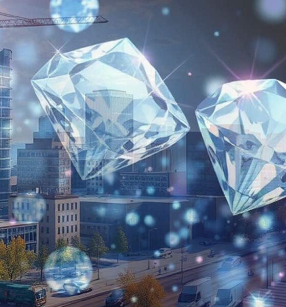 Portland diamond in the rough for construction